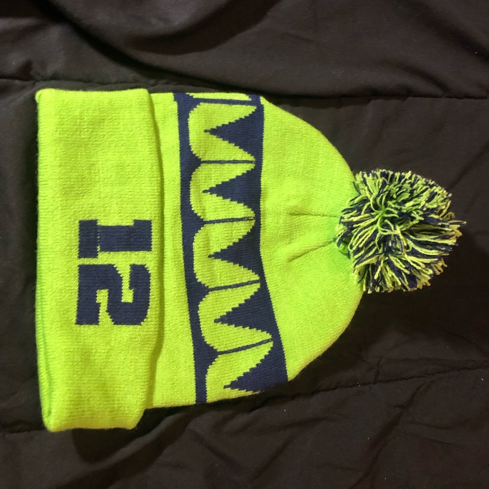 Seahawks green & blue 12 beanie / hat